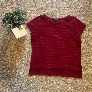 The Limited Maroon Blouse
